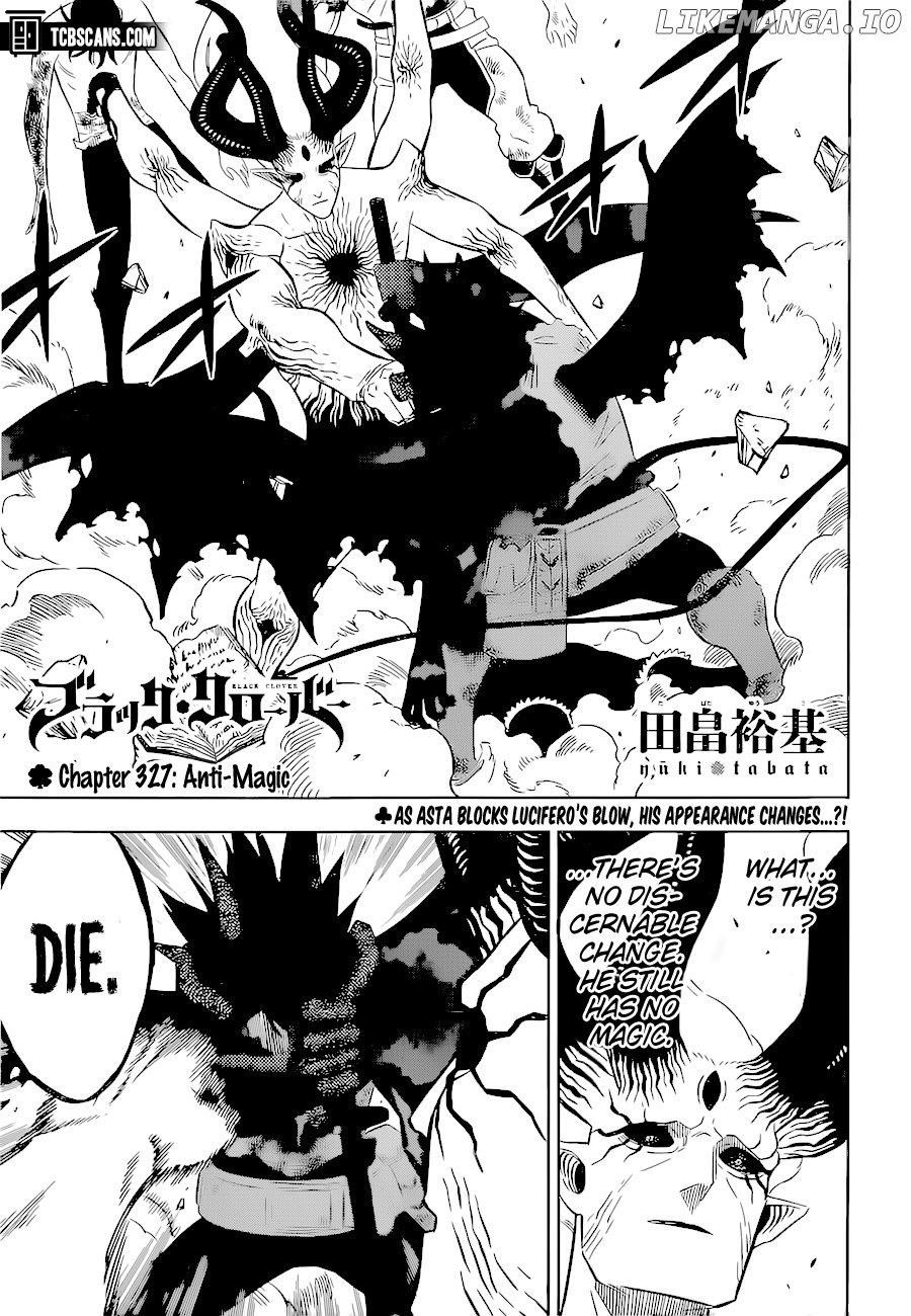 Black Clover chapter 327 image 01